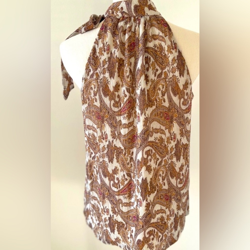 INC International Concepts Multicolor Paisley Blouse